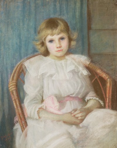 Retrato de una niña de Florence Cooper